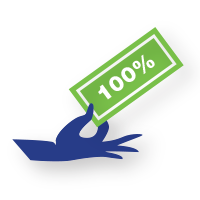 hand icon showing savings